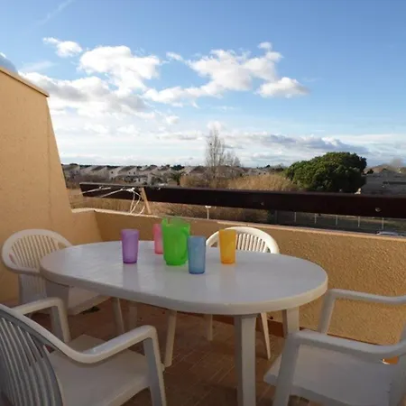 Mezzanine Avec Terrasse Et Piscine A Marseillan - 6 Couchages - Fr-1-326-437 * Le Castellas